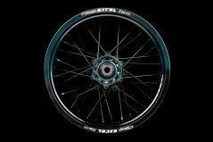 Supermoto Radsatz von Haan Wheels mit Pulver Beschichtung in Wunschfarbe