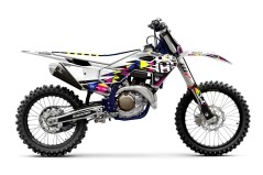 Dekor Factory Doodle Yellow Limited Edition passend für Husqvarna