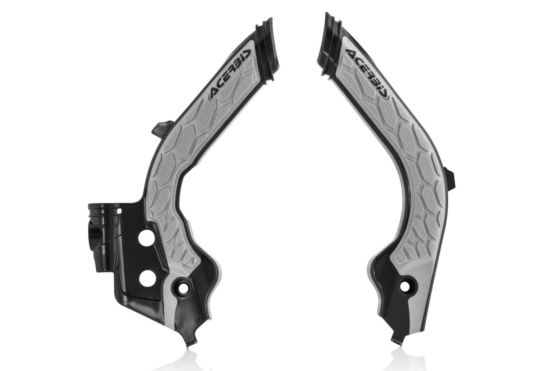 Acerbis-Rahmenschutz-X-Grip-Husqvarna-Schwarz-Grau Acerbis Rahmenschutz X-Grip passend für Husqvarna Schwarz - Hell Grau – Bild 1