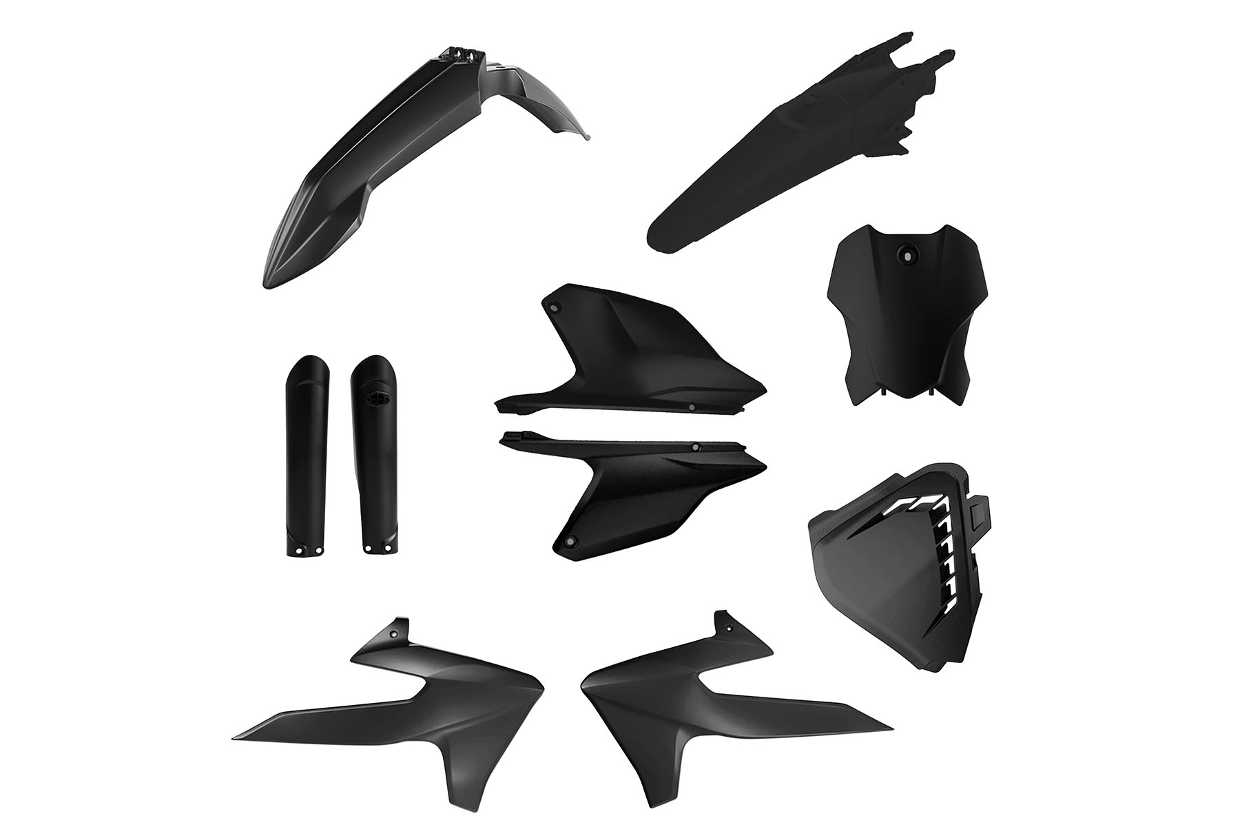 Acerbis Plastik Full Kit passend für Triumph TF 250 X 2024 – 2026 Schwarz Acerbis Plastik Full Kit passend für Triumph TF 250 X 2024 – 2026 Schwarz – Bild 1