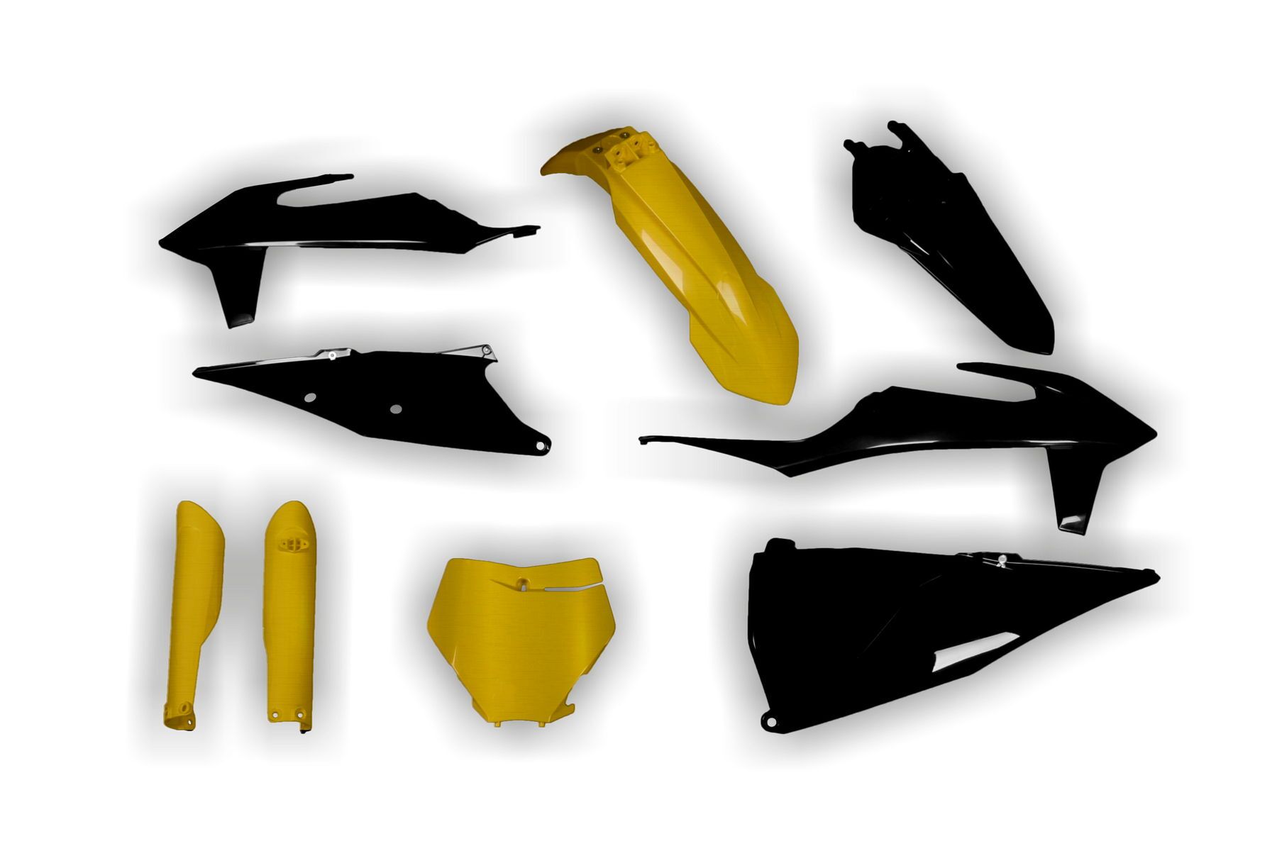 Polisport Plastik Full Kit passend für KTM SX SXF 2019 – 2022 Gold Schwarz Polisport Plastik Full Kit passend für KTM SX SXF 2019 – 2022 Gold | Schwarz – Bild 1