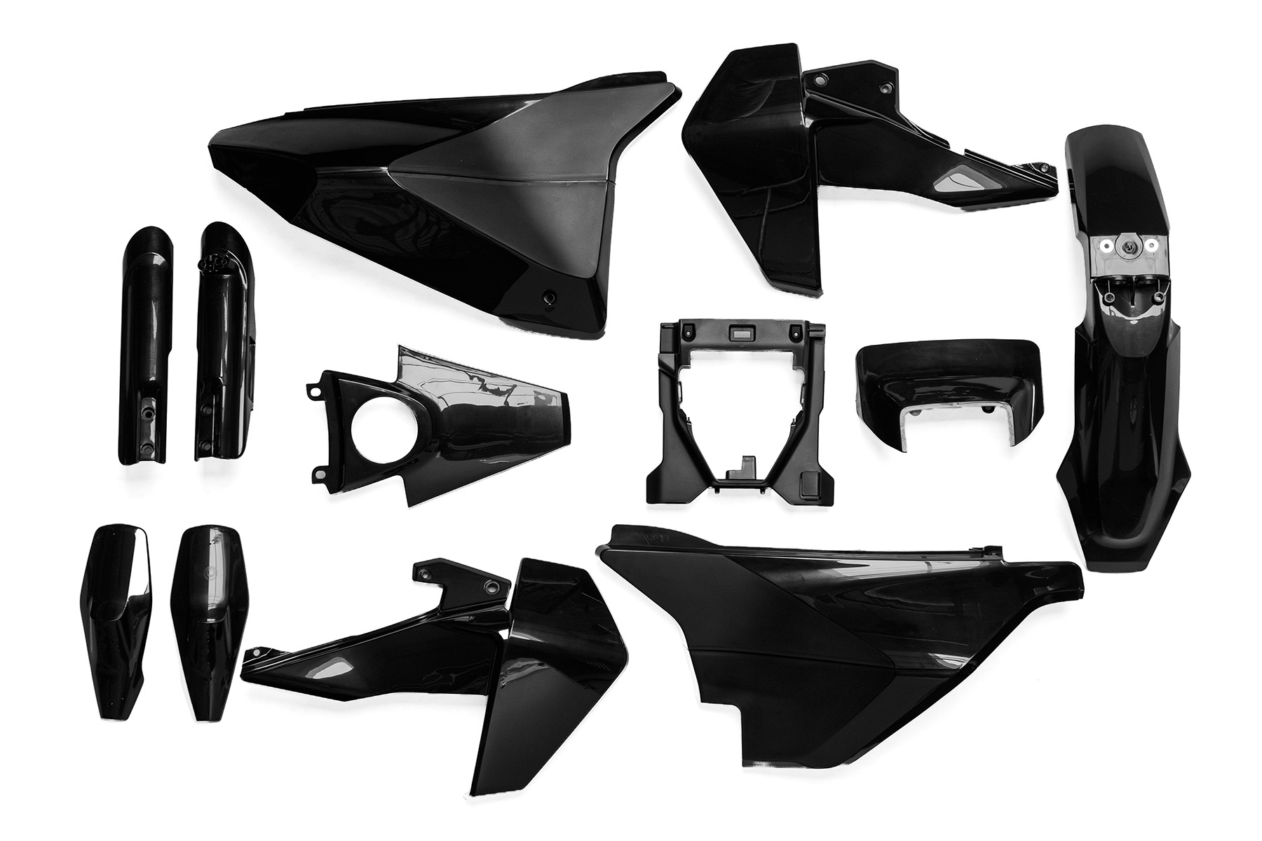 Plastik Full Kit passend für Husqvarna 701 2025 – 2026 Schwarz Plastik Full Kit passend für Husqvarna 701 Supermoto 2025 – 2026 Schwarz – Bild 1