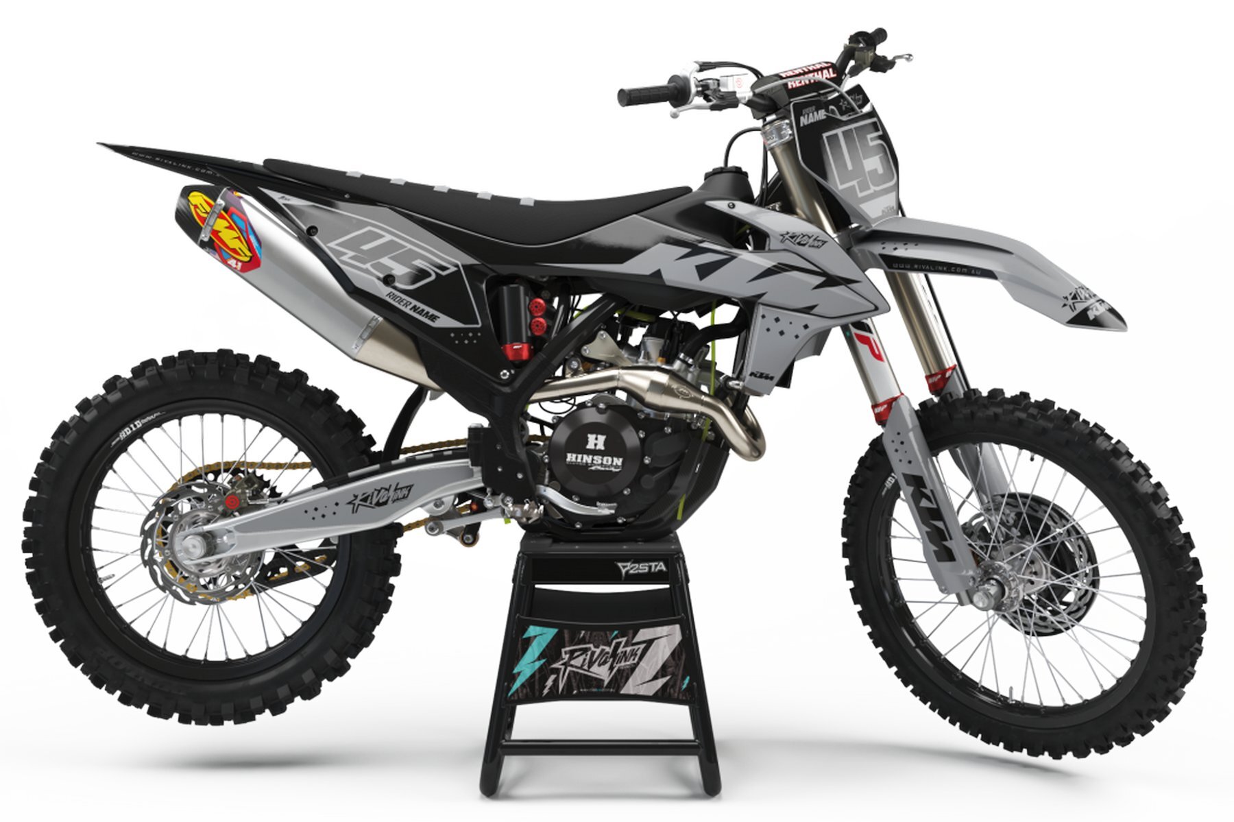 Dekor Factory Alpha Grey Limited Edition passend für KTM – Bild 1