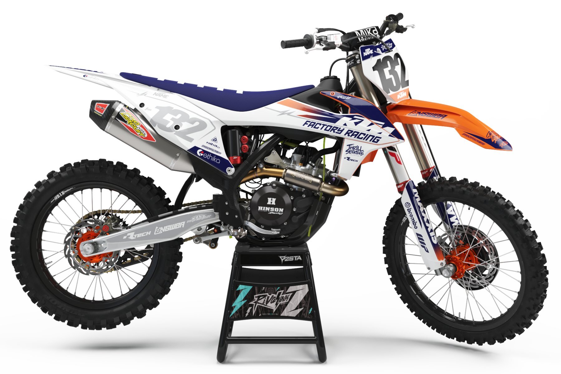 Dekor-Factory-KTM-Signature-White-Limited-Edition-w Dekor Factory Signature White Limited Edition passend für KTM – Bild 1
