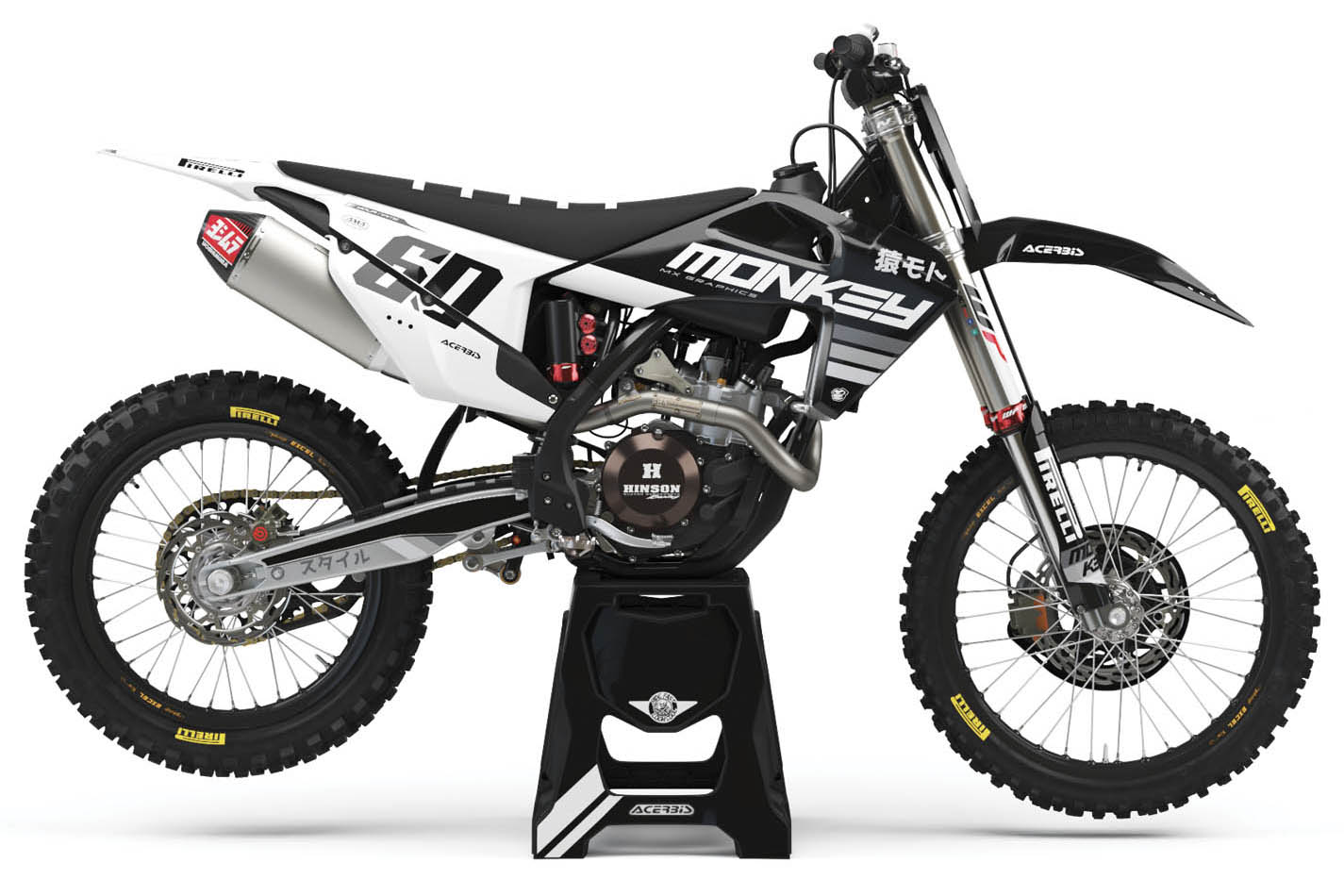 Dekor Factory Rocket Black Limited Edition passend für Husqvarna – Bild 1