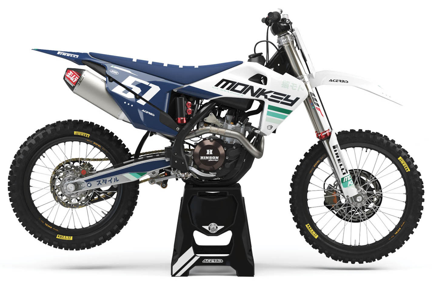 Dekor Factory Rocket Blue Limited Edition passend für Husqvarna – Bild 1