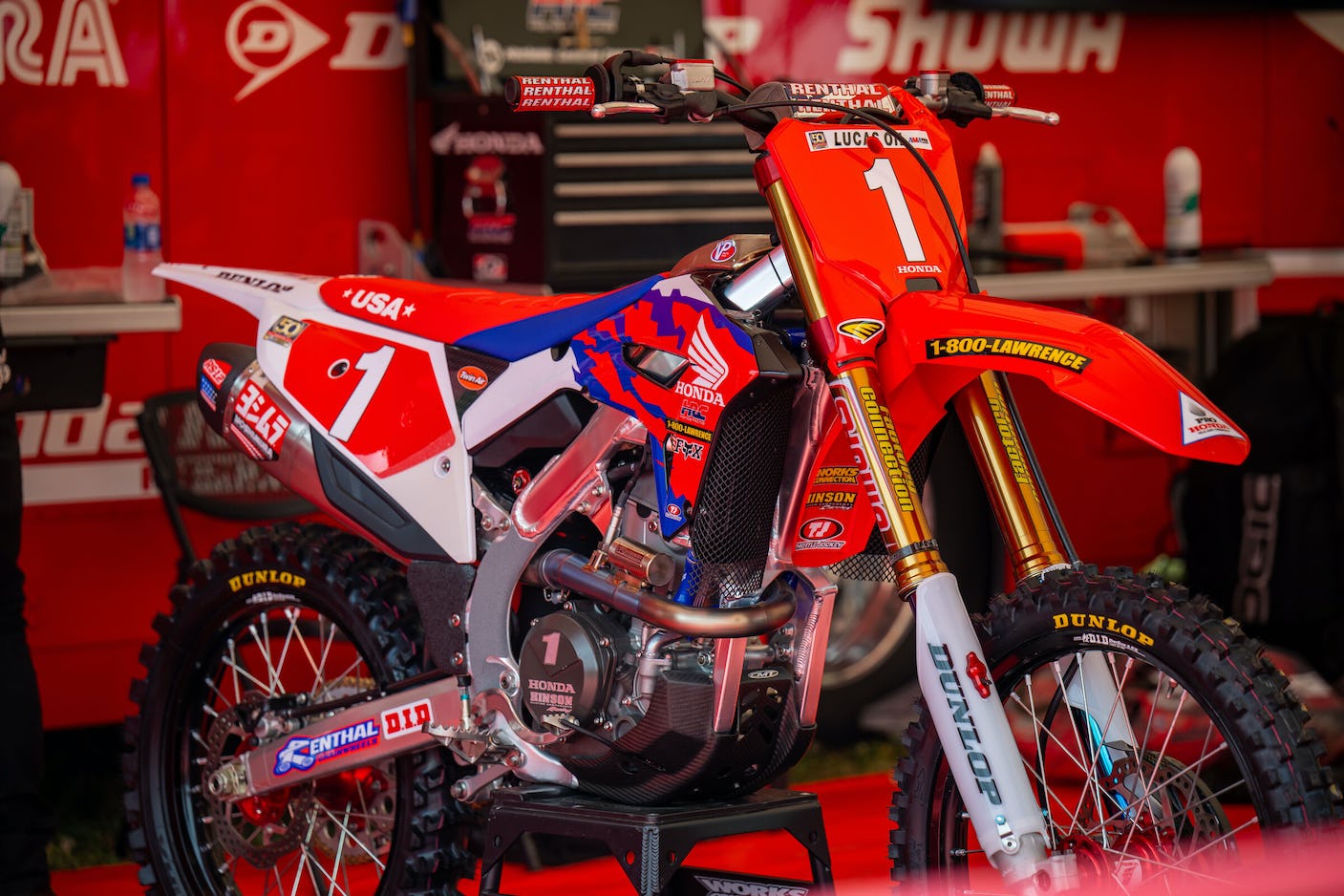 Dekor Ken Roczen HRC Factory  Retro Edition 2 passend für Honda – Bild 1