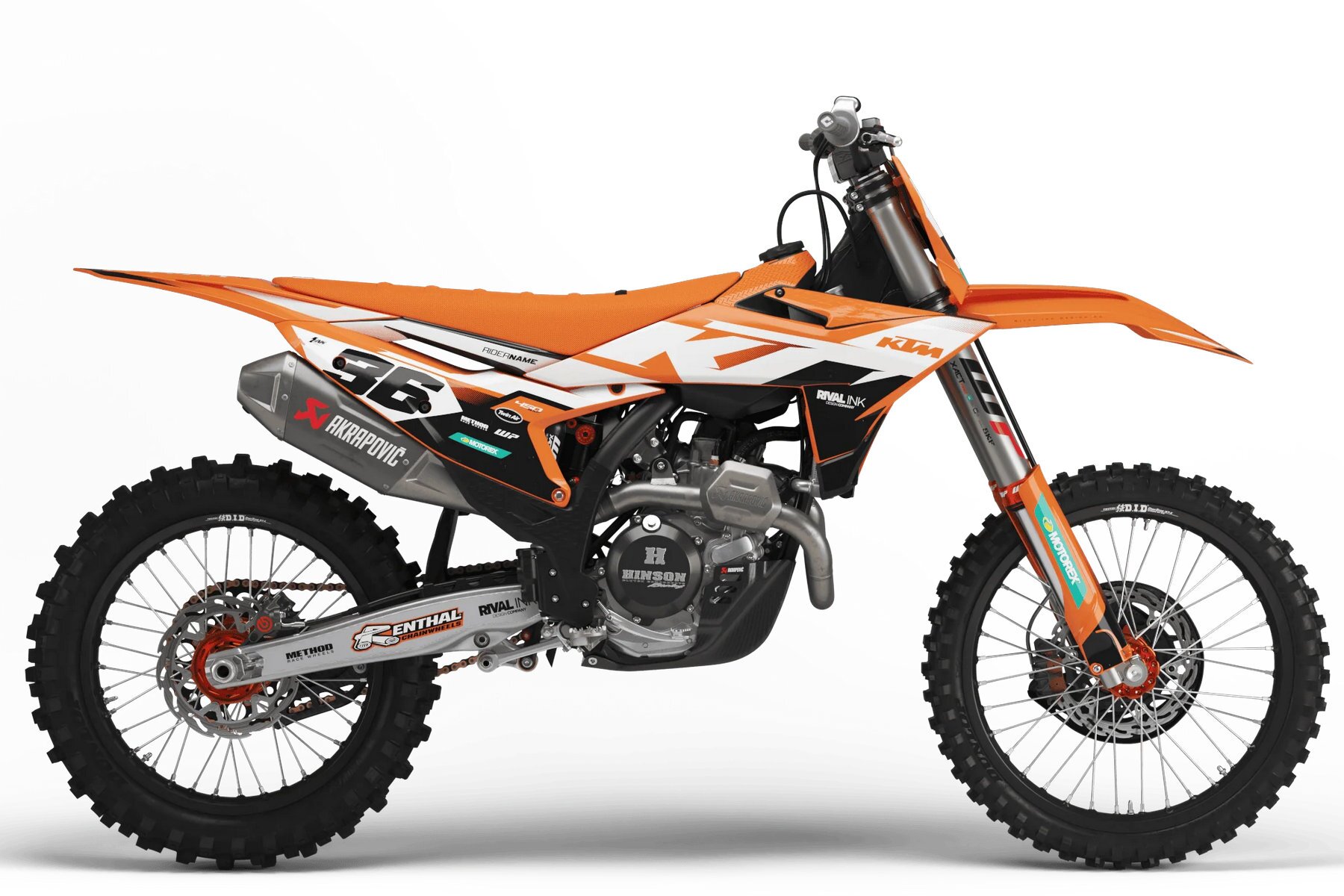 Dekor Factory Cryptic Orange Limited Edition passend für KTM – Bild 1