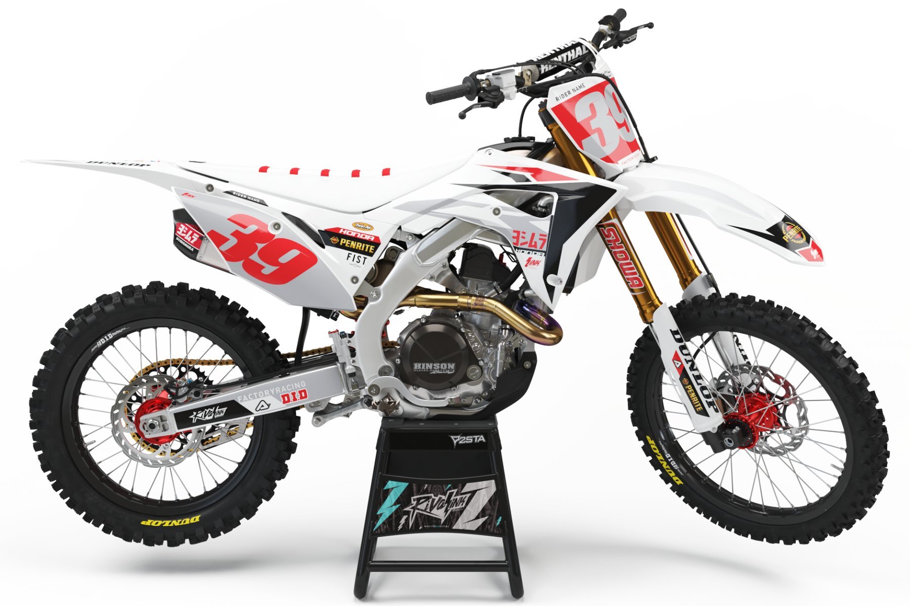 Dekor Factory Oace White Limited Edition passend für Honda – Bild 1