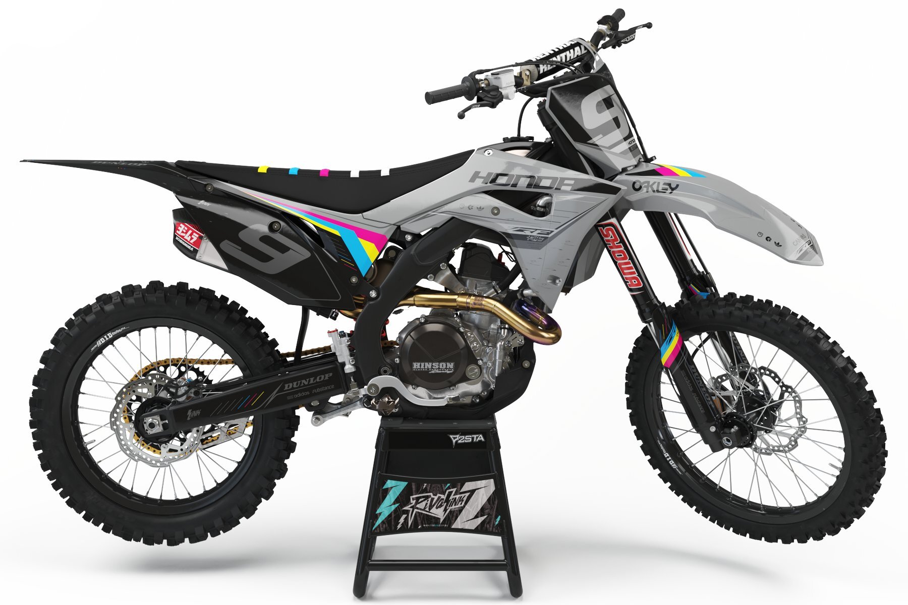 Dekor Factory Rainbow Grey Limited Edition passend für Honda – Bild 1