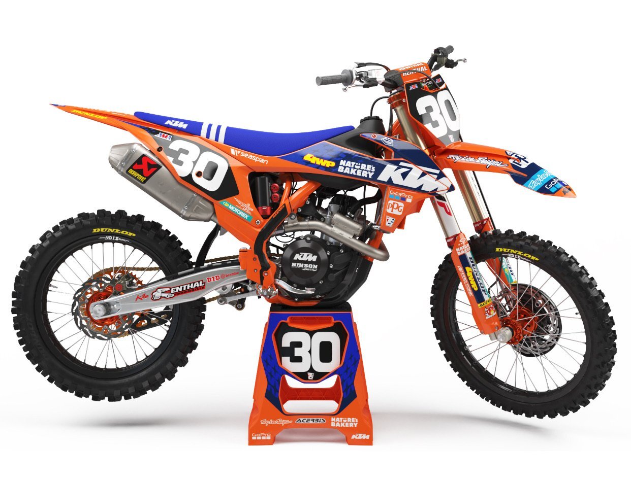 Dekor Troy Lee Designs Factory Raceteam Edition 2021 passend für KTM – Bild 1