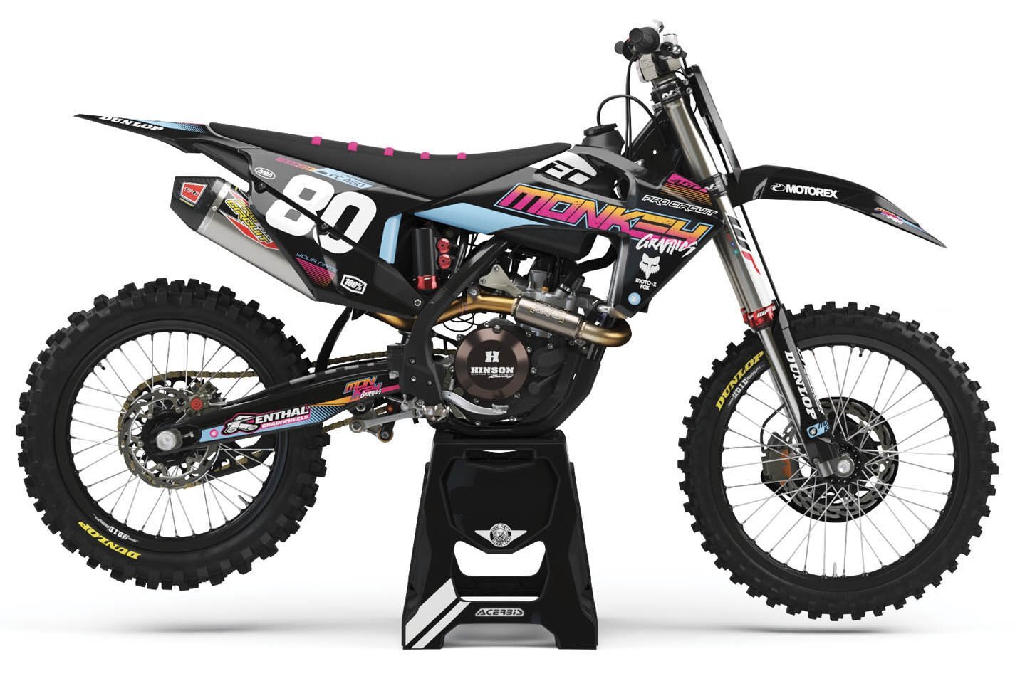 Dekor Factory Retro Style Magenta Limited Edition passend für Husqvarna – Bild 1