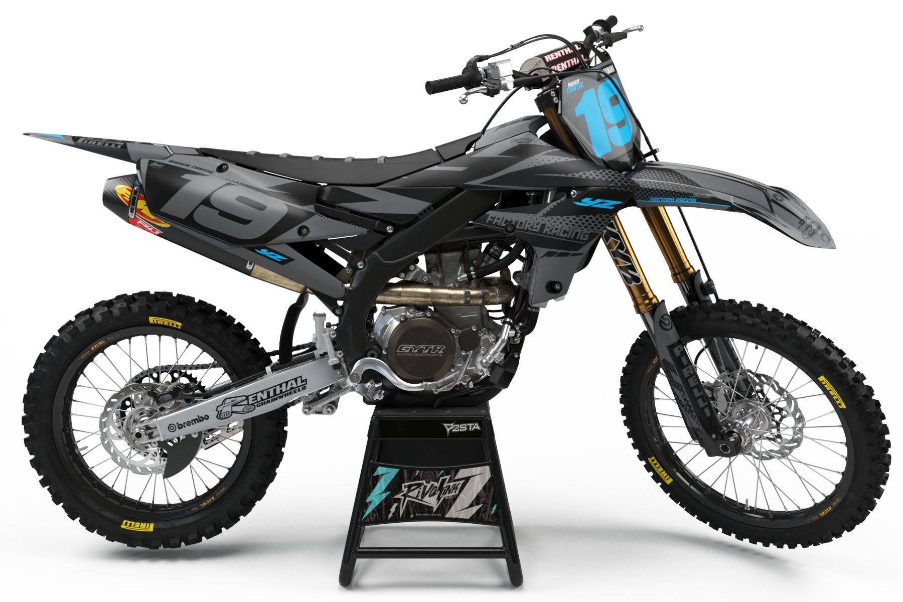 Dekor Factory Grey Limited Edition passend für Yamaha – Bild 1