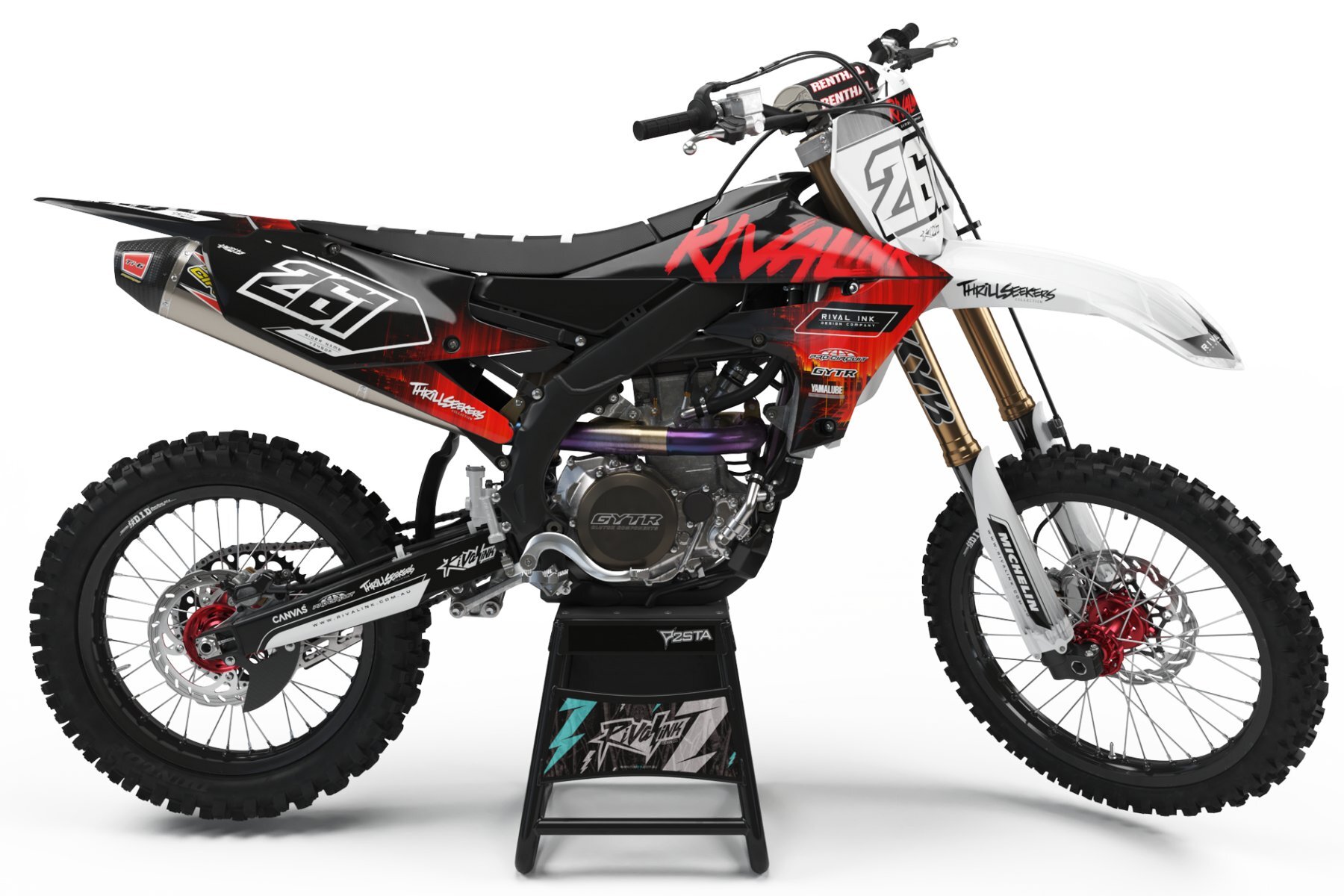 Dekor Factory Joker Red Limited Edition passend für Yamaha – Bild 1