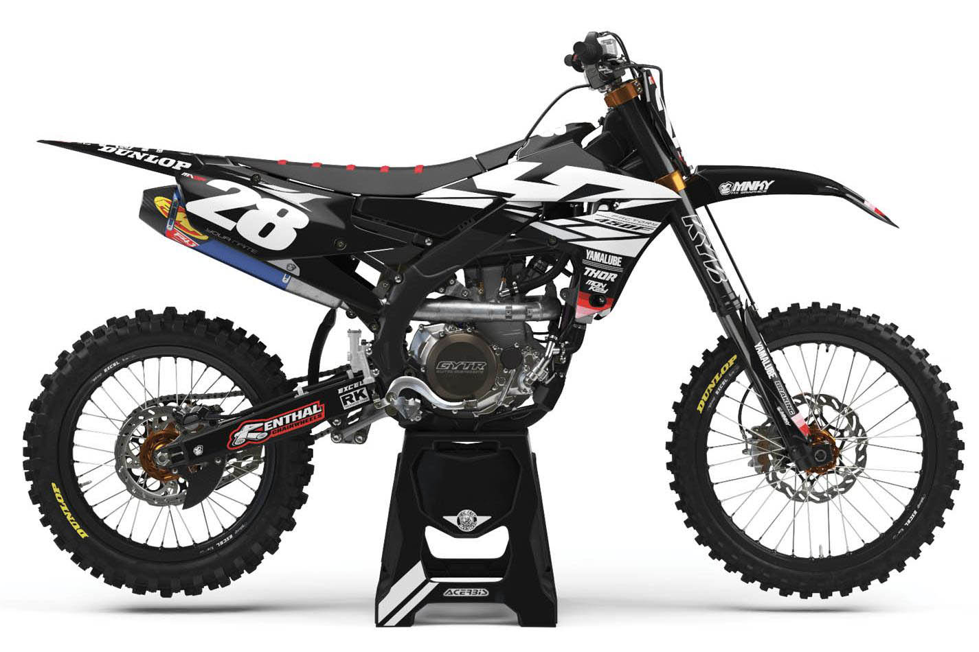 Dekor Factory Milux Black Limited Edition passend für Yamaha – Bild 1