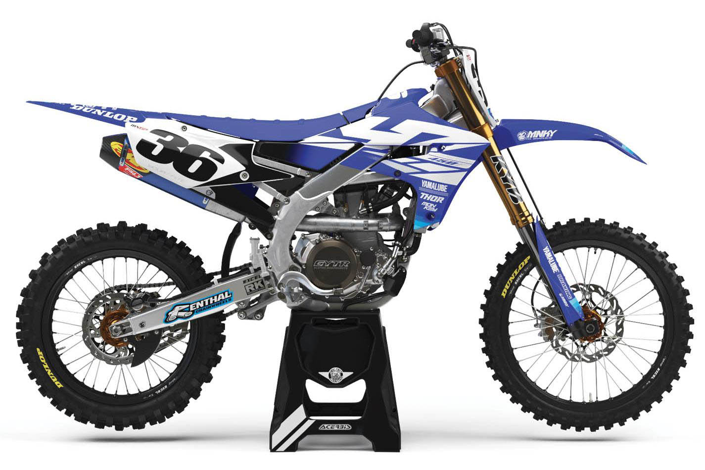 Dekor Factory Milux Blue Limited Edition passend für Yamaha – Bild 1
