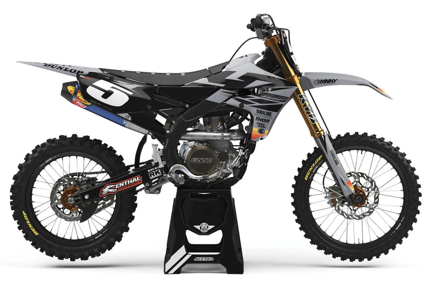 Dekor Factory Milux Grey Limited Edition passend für Yamaha – Bild 1