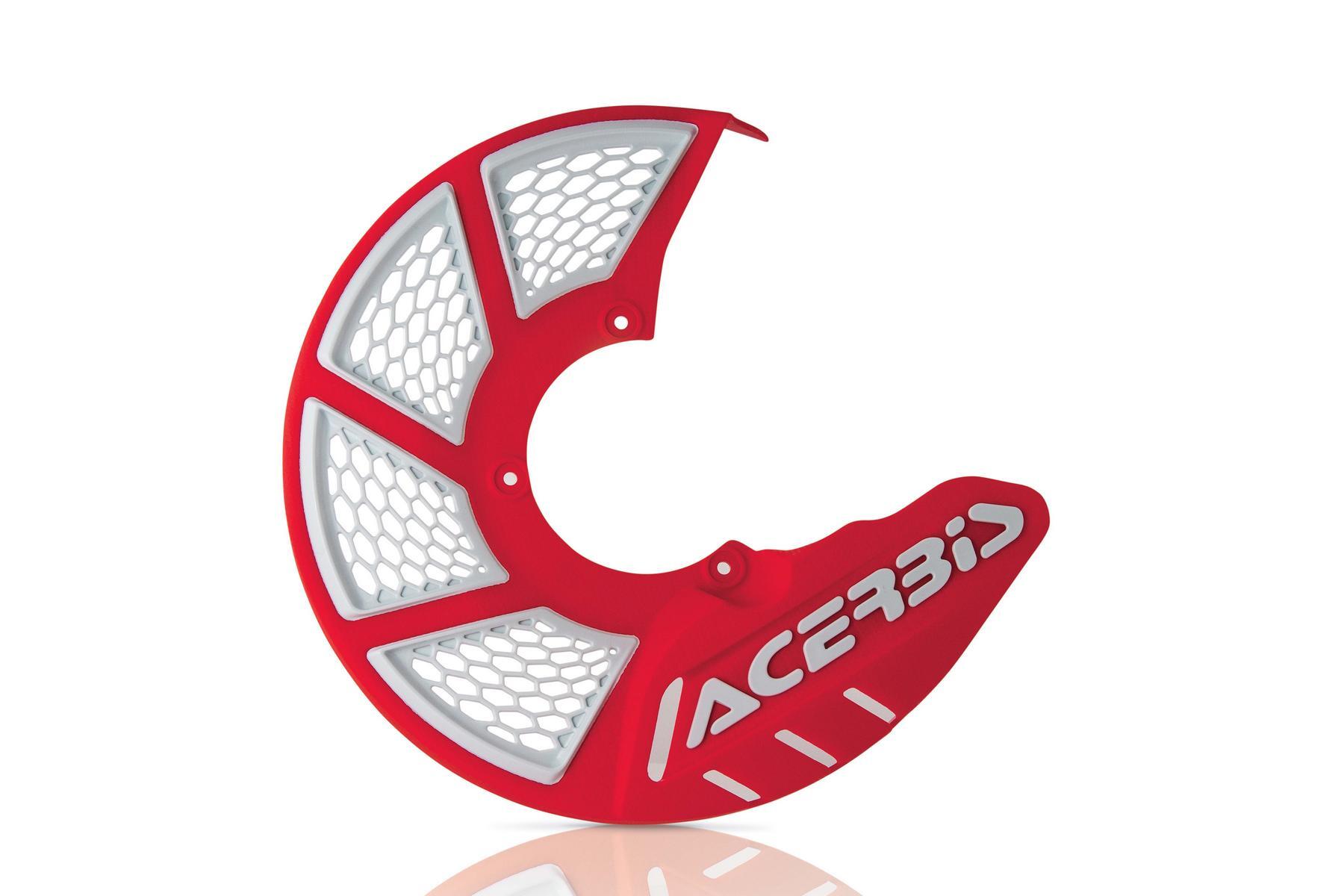 Acerbis-Bremsscheibenschutz-X-Brake-Rot Acerbis Bremsscheibenschutz X-Brake Rot, Inkl. Anbaukit – Bild 1