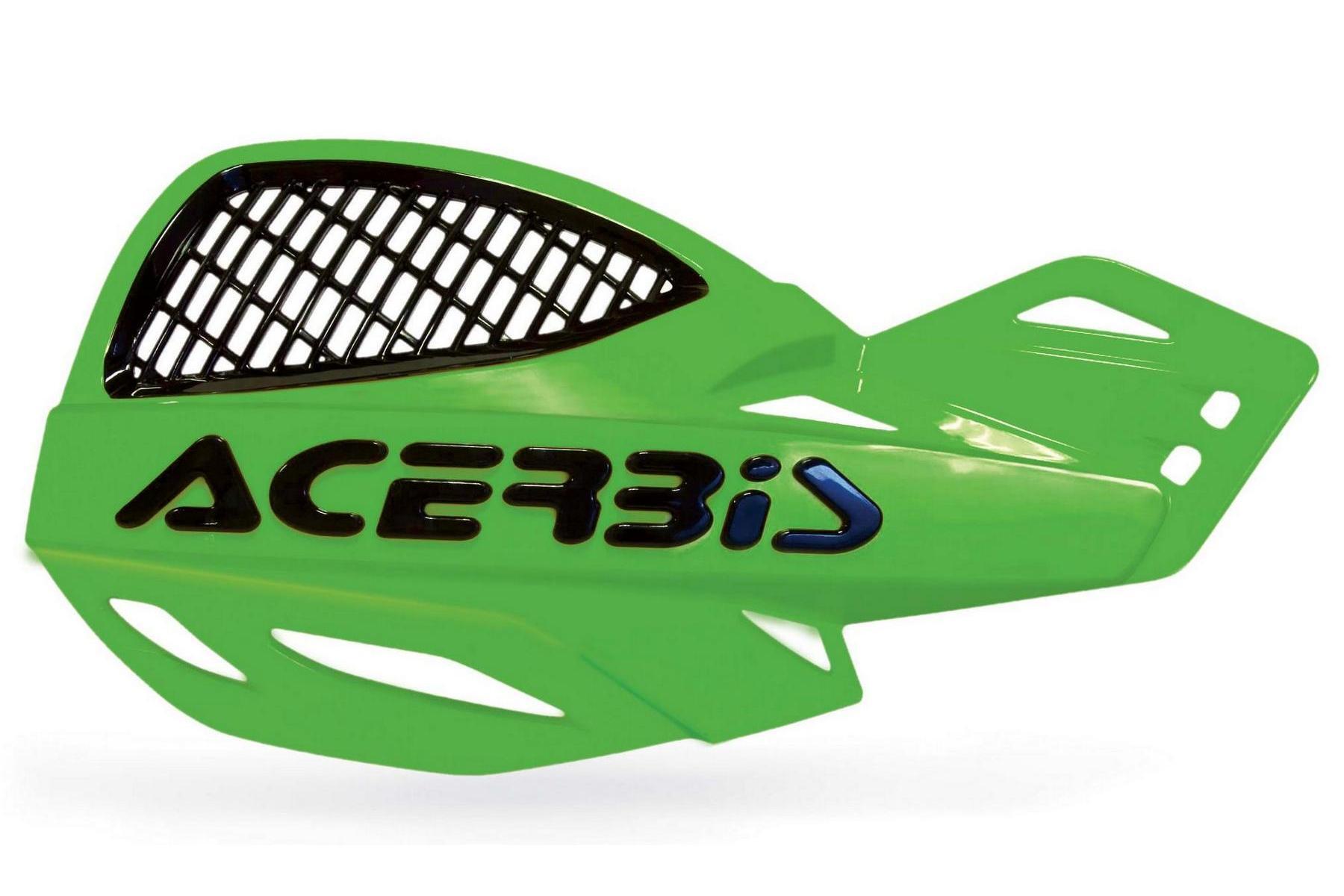 Acerbis-Handschalen-MX-Uniko-Vented-GrünSchwarz Acerbis Handschalen MX Uniko Vented Grün/Schwarz, Inkl. Anbaukit – Bild 1
