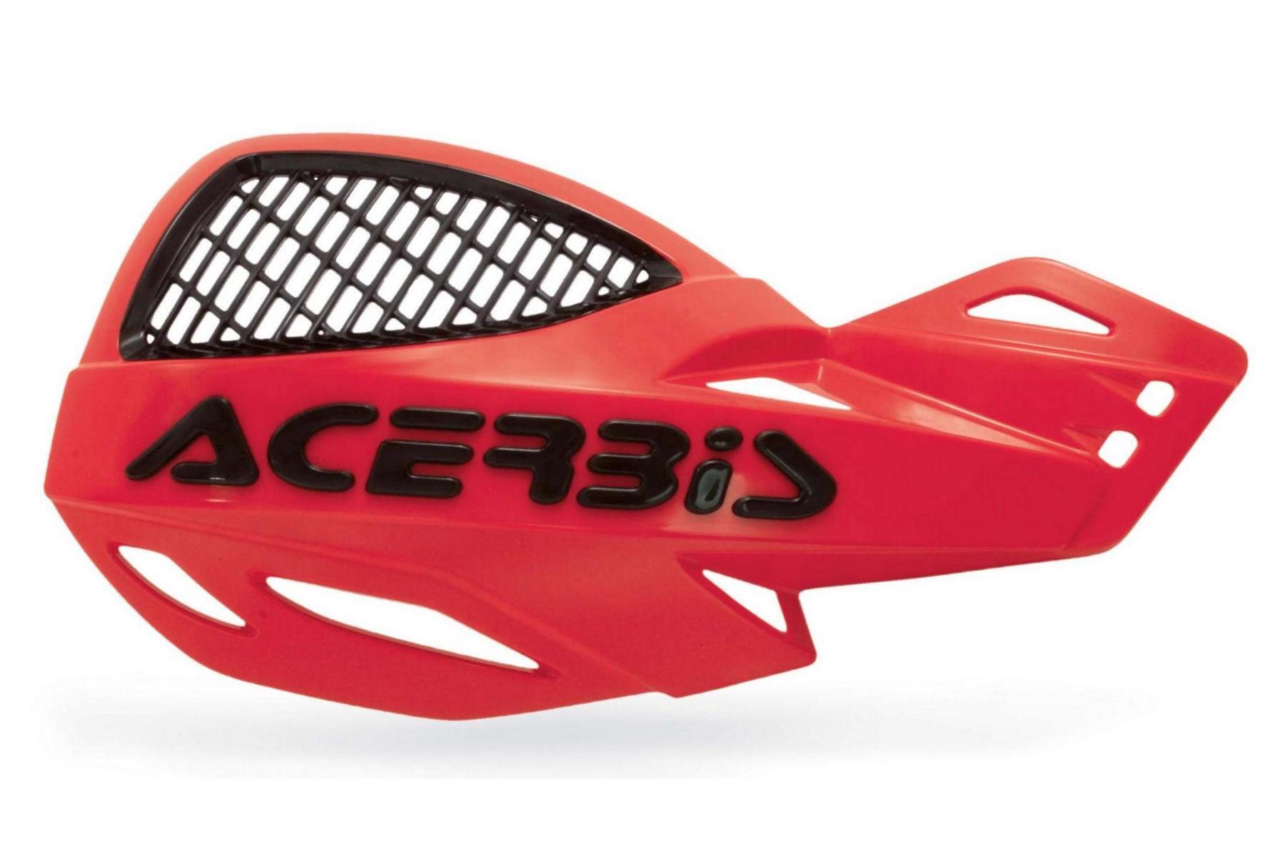 Acerbis-Handschalen-MX-Uniko-Vented-RotSchwarz Acerbis Handschalen MX Uniko Vented Rot/Schwarz, Inkl. Anbaukit – Bild 1