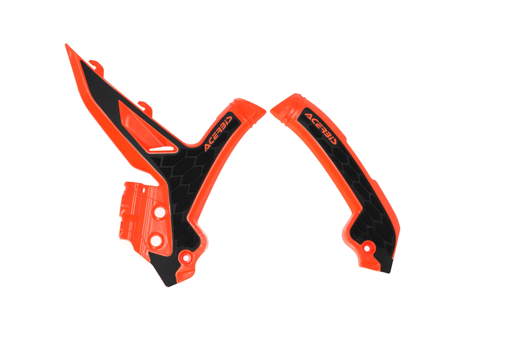 Acerbis Rahmenschutz X-Grip passend für KTM Orange - Schwarz – Bild 1