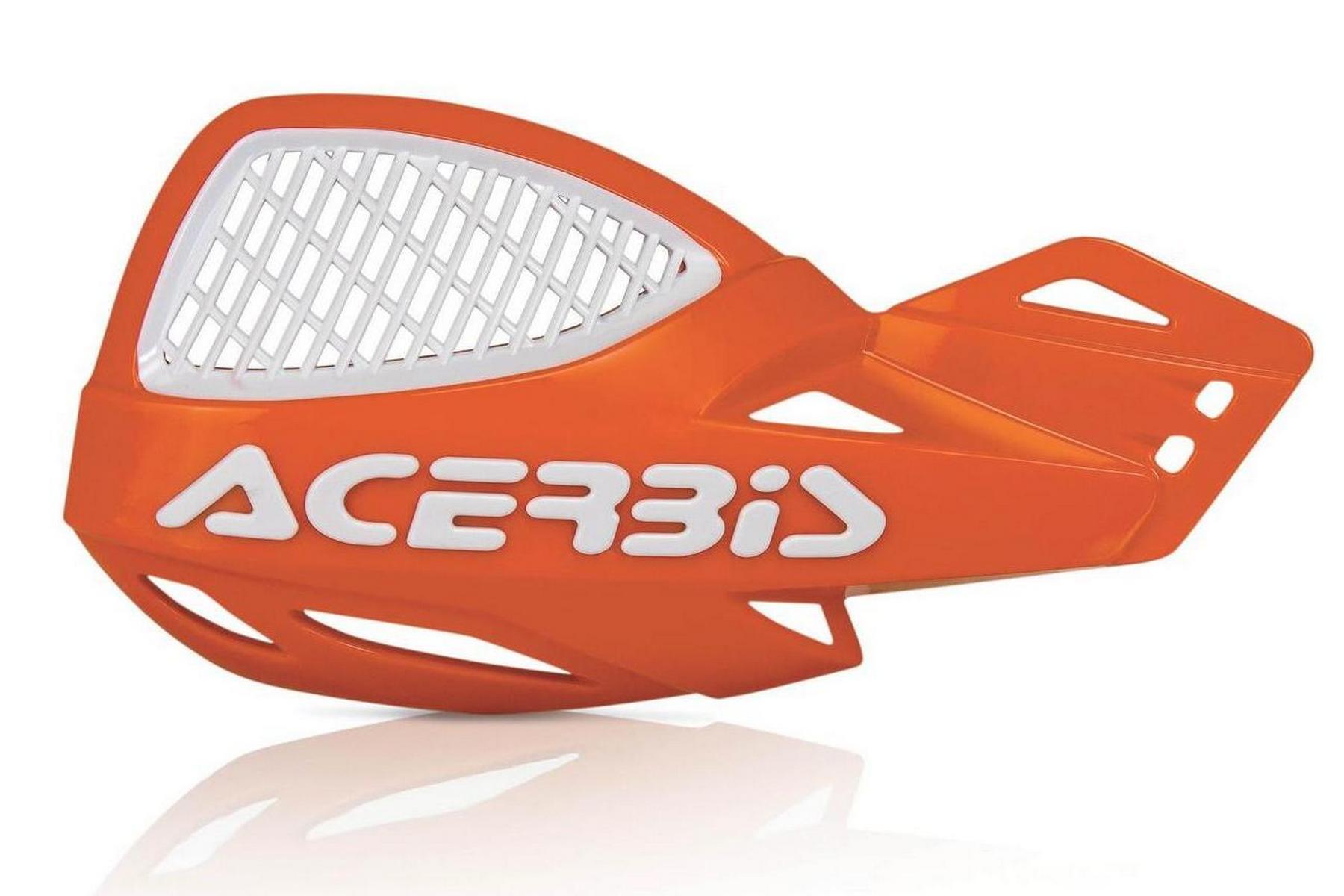 Acerbis-Handschalen-MX-Uniko-Vented-OrangeWeiß Acerbis Handschalen MX Uniko Vented Orange/Weiß, Inkl. Anbaukit – Bild 1