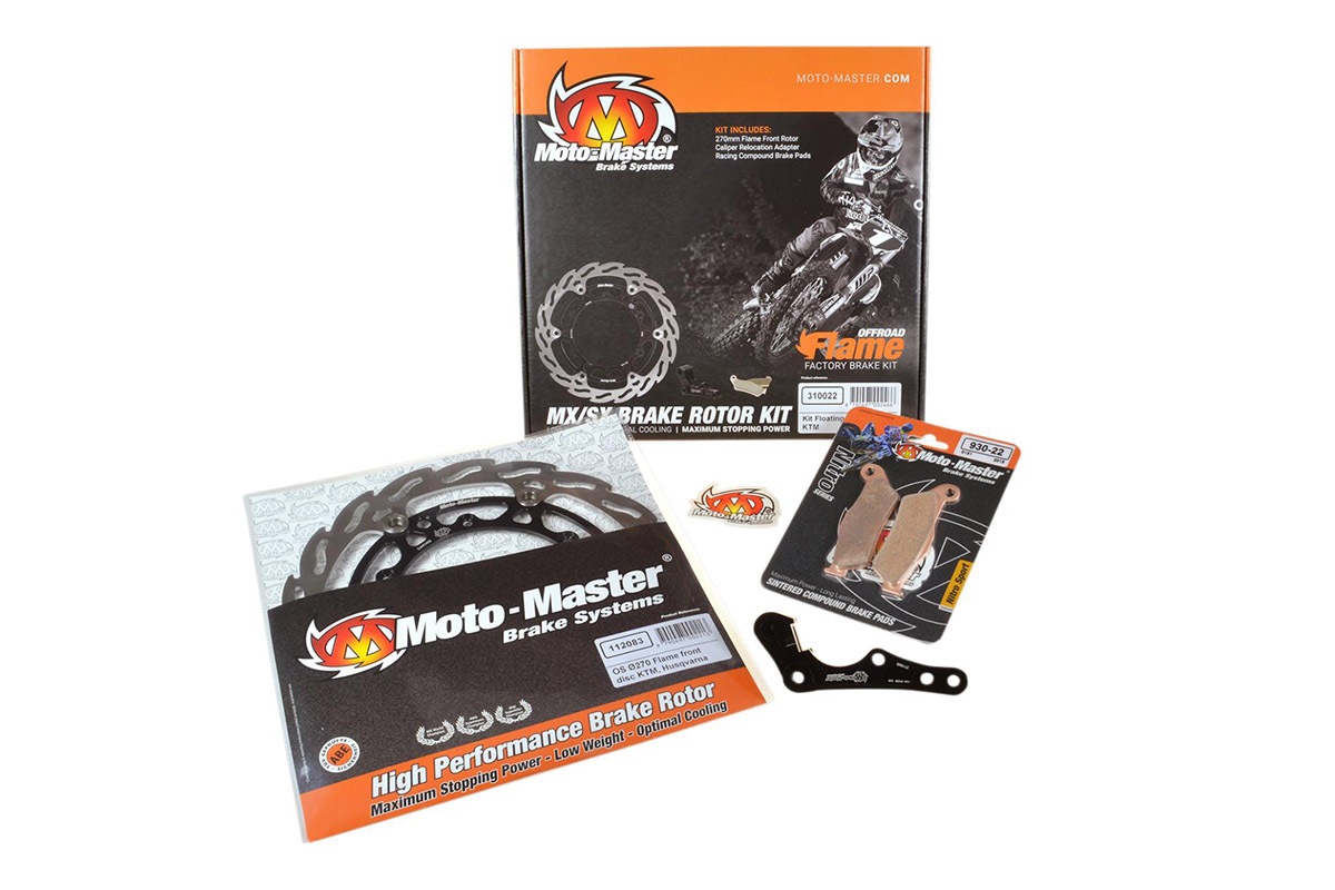 Moto-Master Bremsscheiben-Kit Flame Oversize Moto-Master Bremsscheiben-Kit Flame Oversize 270 mm, Vorn passend für Sherco – Bild 1