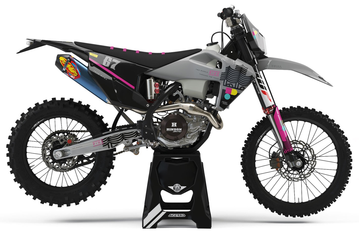 Dekor Factory Lugane Grey Limited Edition passend für Husaberg – Bild 1
