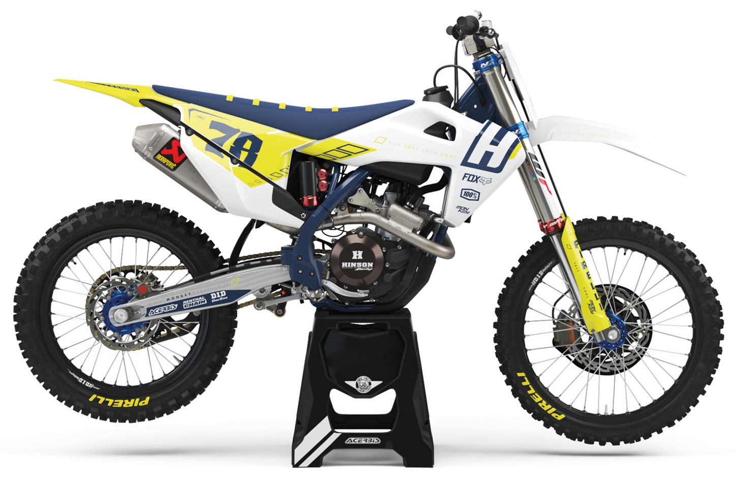 Dekor Factory Slida White Limited Edition passend für Husaberg – Bild 1